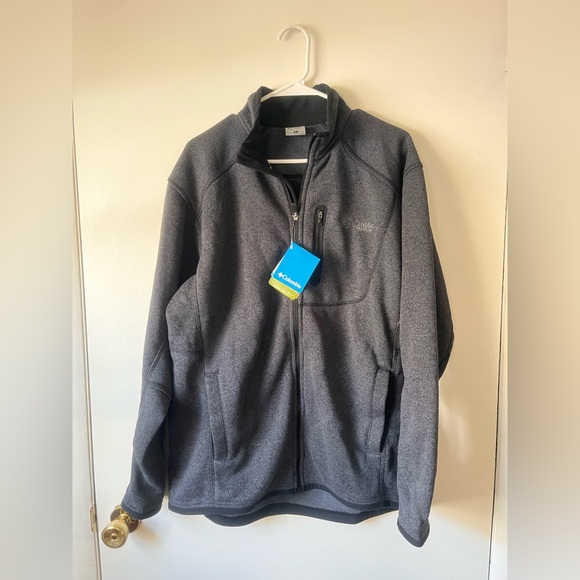 Columbia Other - Columbia Men’s NWT Titanium Altitude Aspect’s Gray Full-Zip Fleece Jacket Large